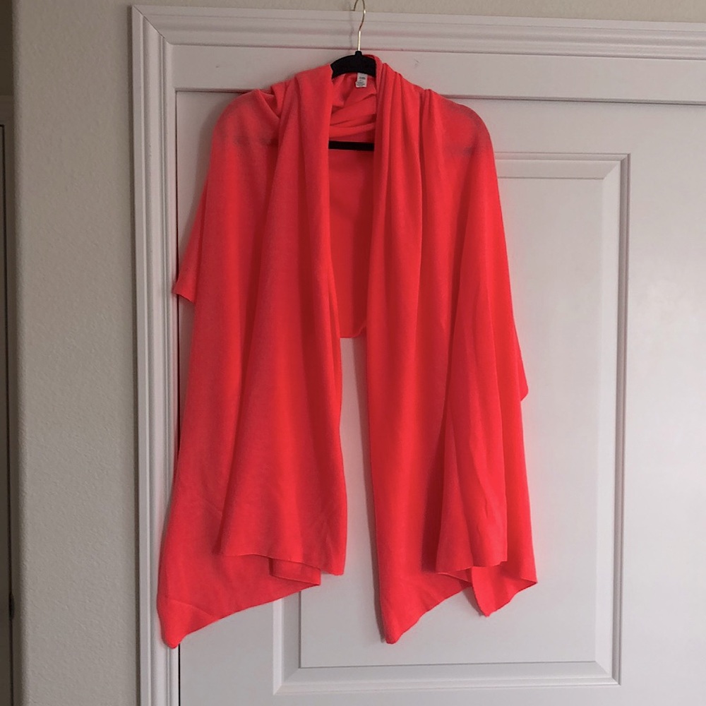 Neon Pink Knit Wrap